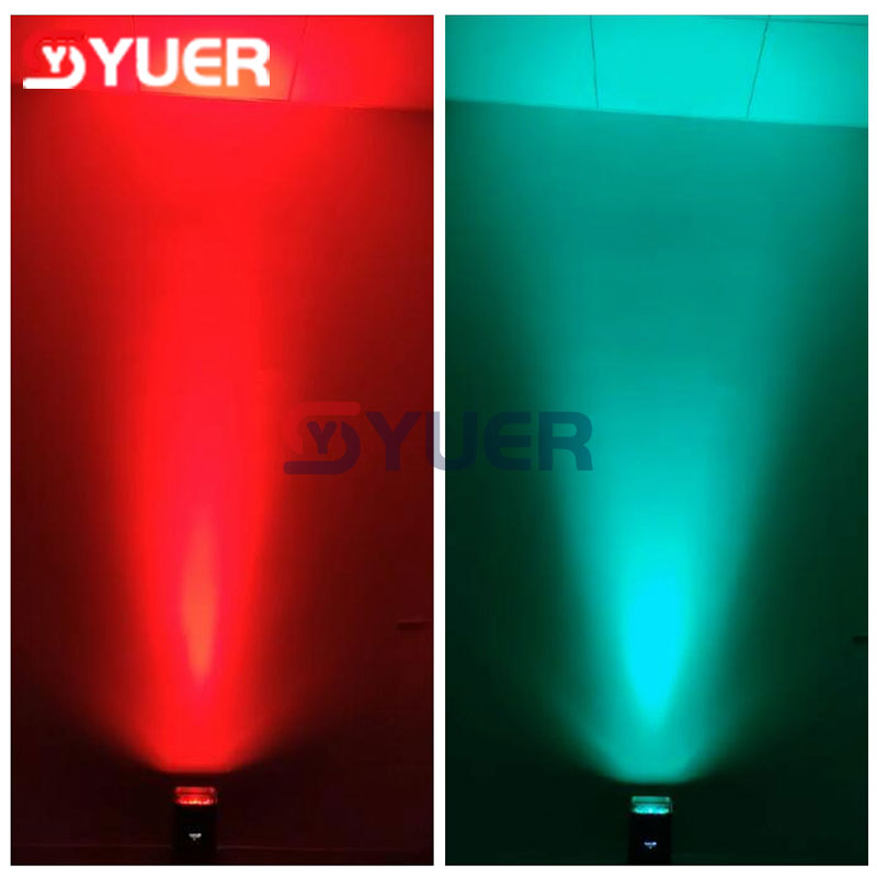 YUER™️ NEW Battery Wireless Par 6x18w RGBWA-UV 6IN1 DJ Par Light