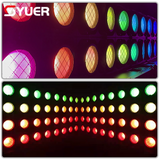 YUER™️ Waterproof IP65 2Eyes 2X300W RGBAW 5IN1 LED Blinder Light DMX512 For DJ Disco Party Stage Effect Lighting Night Club Bar Light