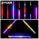 YUER™️LED 24X4W RGBW 4IN1 Wall Washer Lights With 120X0.2W Warm White+Horse Racing Effects RDM DMX512 For DJ Club Disco Party Dance Floor