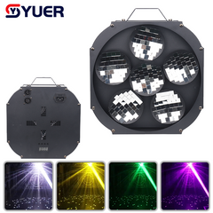 YUER™ 6 Head Rotating Reflector Ball DMX512 Sound Control For DJ Disco Party Bar Club Wedding Stage Show Lighting