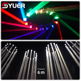 YUER™️LED 12X80W RGBW 4IN1 Infinite Lifting Ring Moving Head Beam Light With 432X3W Warm White+432X3W White Strobe Effect RDM DMX512 For Dj Disco Party Wedding