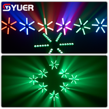 YUER™ NEW LED 36X3W RGB 3IN1 Effect Light With Infinite Rotation Voice control DMX512 For DJ Party flashing lights dance club Disco Stage Effect Light