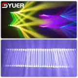 YUER™️Standard Edition LED 12X60W RGBW 4in1 Moving Head BEAM WASH Light Single Swing DMX512 For DJ Disco Party Stage Effect Lighting Night Club Bar Light