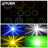 YUER™️Waterproof IP66 120W Laser Beam Moving Head Light With Ring Electronic Focus+Rainbow+Atomization Effect DMX512 For Stage Park Church