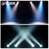 YUER™ LED 19X10W RGBW 4IN1 Bee Eye Moving Head Light With Ring Beam Wash Zoom Strobe Effect DMX512 For DJ Lights For Disco KTV Bar Party