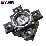 YUER™ Stage Effect Lighting 5x10W RGBW LED RG Laser 2x10W White Strobe RGB Ring Moving Head Party Dj Disco Club Stage Lighting