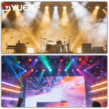 YUER™ Mini LED 7X40W RGB 4IN1 Moving Head Light With Ring Wash Strobe Effect RDM DMX512 For Dj Disco Stage Chirstmas Background