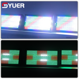 YUER™️NEW LED135+30 Segments RGB 3in1 Strobe Light Voice Control DMX512 RDM For DJ Disco Bar Music Party Stage Light