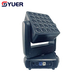 YUER™️ 25X12W RGBW LED Matrix Wall Wash Moving Head light DMX512 DJ Disco Party Club Show Professional Stage Effect Lights