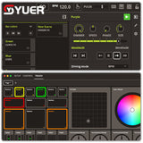 YUER™️ Daslight DVC4 GZM DMX Stage Lighting Control USB DMX512 Software Professional Dmx controller DMX INTERFACE DJ Disco light LED