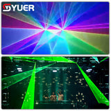 YUER™️ 2W APP Bluetooth Control RGB Animation Beam Scanner Stage Laser Light Projector DJ Disco Bar Club Party Wedding Xmas Show Lamp