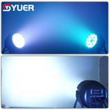 YUER™️LED Waterproof IP65 18X10W RGBW Par Light With Wash Strobe Effect Voice Control DMX512 For Disco DJ Projector Party Decoration Night Light