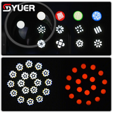 YUER™️ New 300W LED Beam Moving Head Light With Aperture Rainbow 6+12 Prism Effect DMX512 for DJ Disco Party Stage Effect Light Nightclub Bar Light