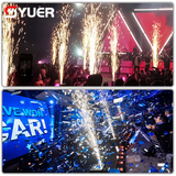 YUER™ 750W Cold Spark Firework Machine DMX512 For DJ Wedding Celebration  And Remote Control Spark Fountain Sparkular Machine