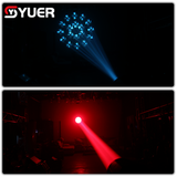 YUER™️ 295W Bulb Beam Spot Moving Head Light With Aperture Electronic Focus+Rainbow Effect DMX512 For Dj Dmx Stage Light Effect Light Disco Dj Bar