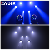 YUER™️Mini Waterproof IP65 19X40W RGBW 4IN1 Moving Head Light With Ring Beam Wash Zoom RDM DMX512 For DJ Bar Wedding Stage Party