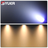 YUER™️ 100W Positive White+Warm White COB LED Par Light With RGB 3IN1 Auxiliary Light Strobe Effect DMX512 For Party Disco Club Light DJ Equipment Stage Effect Lighting