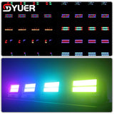 YUER™️ Ip65 Waterproof Moving Head Strobe Light Point control RGB 3 in 1 LED Strobe Stage Effect Light Wireless DMX Wash Flood for DJ Disco