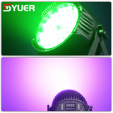 YUER™️ LED Waterproof IP65 54X3W RGB Par Light With Wash Strobe Effect Voice Control DMX512 For Disco DJ Projector Party Decoration Night Light