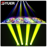 YUER™️ NEW Mold 120W 8500K COB LED Moving Head Light DMX512 13CH For DJ Disco Stage Wedding Music Party Spot Rainbow Effect Light