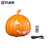 YUER™️ 600W LED Pumpkin Smoke Machine Fog Machine With Lights Remote Stage Spray Equipment For Halloween Decor Haunted House Party