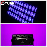 YUER™️ Waterproof IP65 LED 44X10W RGBW 4in1 Wash Floodlight Strobe Effect RDM DMX512For Stage Studio Theater Building Landscape City Night View