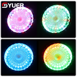 YUER™️LED 60W COB Par Light 2200K+RGB Beads Wall Wash Effect DMX512 For DJ disco Wedding Birthday party Club Stage Lighting