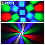 YUER™️ 19X40W Bee Eye Zoom RGBW Moving Head Light DMX512 21/23/35/78/92/97/99CH Beam Pattern Effect DJ Disco Stage Wedding Party Bar