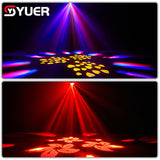 YUER™️ NEW Bee Eye LED Spot 150W Moving Moving Light and Gobo 3 Sided Prism DMX Controller LED Spotlight Moving Disco Dj Party Light