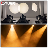 YUER™️ 200W Zoom LED Profile Spot Light Professional 3200K/5600K 2IN1 DMX512 Follow Logo Projector For Party Stage DJ Show