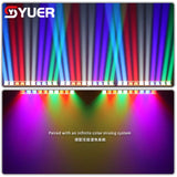 YUER™️ LED Beam10x60W RGBW LED 3w Warm Cold White 0.3W RGB 4in1 Wash Strobe Horse Racing Effect Moving Bar Stage Lighting For Dj Disco