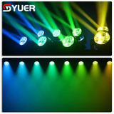 YUER™️Copy Martin WaterProof IP65 7X60W RGBW Point Control Moving Head Light Wash Zoom With Ring CMY CTO For Disco DJ Projector Party