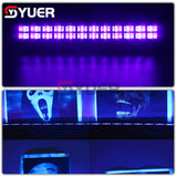 YUER™️ NEW 24X3W LED Double Row UV Bar Stage Light DMX512 DJ Club Disco Party UV Par Lamp Purple Wall Washer Spot Light Dance Floor