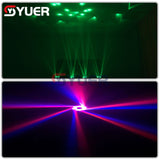 YUER™️ 6X10W RGBW 4IN1 LED Bee Eyes Beam Par Light For Stage Dj Disco Party Club Bar Laser Effect Lighting