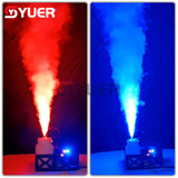 YUER™️  600W  LED Fog Machine Pyro Vertical Smoke Machine With Remote Control /Professional Fogger 6x3W RGB 3IN1 Color