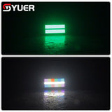 YUER™️ NEW LED 12+12 RGBW Strobe Light DMX512 For DJ Disco Bar Music Party Stage Light