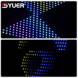 YUER™️LED 400PCS RGB + 108PCS White and Warm White Strobe Light Voice Control DMX512 For Wedding Party Dj Disco Stage Lighting