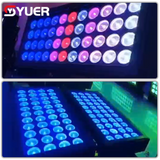 YUER™️ Waterproof IP65 88X10W RGBW 4in1 LED Double-layer floodlight DMX512 Stage Light Party Wedding DJ Disco