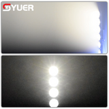 YUER™️6-Eye 6X50W White+Warm White 2IN1 LED COB Vertical Retro Lamp Light Adjustable Telescopic DMX512 For  DJ Stage Bar Disco