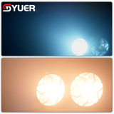 YUER™️Standard Edition 2Eyes 2x100W White+Warm White 2IN1 LED COB Blinder Light Cool and Warm White For DJ Party Stage Effect Lighting