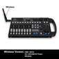 YUER™️ Mini Battery Powerd 192CH DMX512 Controller With Wireless Wifi Fader Wing Party Lighting Console Scene Dj Disco