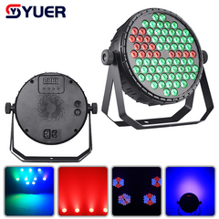 YUER™ 72x3W RGB LED Par Light Fan Control Effect DMX512 Sound Remote Control For DJ Disco Party Bar Club Wedding Stage Effect Lighting