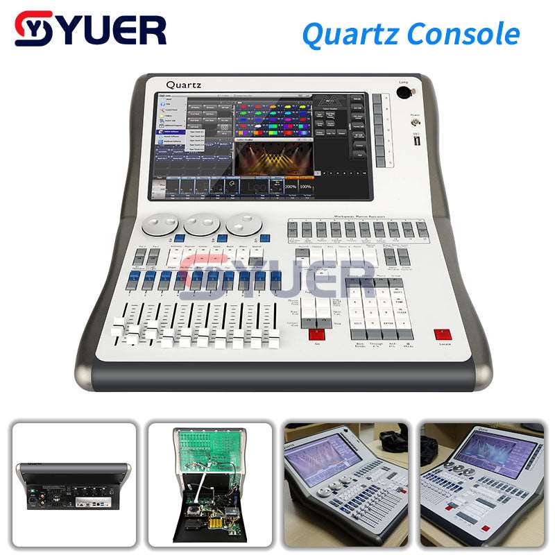 YUER™️ NEW Quartz Dimming Console Stage Lighting Controller 9.1 10.0 10.1  11.0 11.1 System DJ Disco Beam Spot Wash Framing Hot