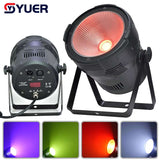 YUER™️ Mini 80W RGBW 4in1 LED Par Light Aluminium Dj DMX512 Beam Wash Strobe Effect Stage Lighting Equipment for Disco DJ Party Bar