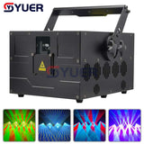 YUER™️ NEW 40KPPS 20W RGB Full Color Scanning Laser Light Auto Sound ILDA DMX DJ Disco Stage Party Bar Nightclub FB4 Lasershows