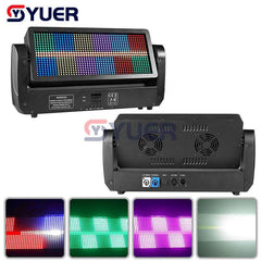 YUER™️ NEW LED 12+12 Moving head strobe Light DMX512 RDM horse racing dyeing flashing Effect 3in1 For DJ Disco Bar Music Party Stage