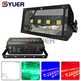 YUER™️ LED Stage Light 400W RGB White LED Strobe 4x100W DMX LED Strobe Control Sound Flash Party Wedding Holiday DJ Lighting Effect