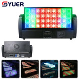 YUER™️ NEW Mold YUER Light Stage Lighting 36X3W LED Swing Light  RGB 3in1 Wash Wall For Bar KTV Disco Party LED Wash Effeect Light