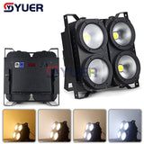 YUER™️ LED COB 4 Eyes 4X100W Blinder Light DMX Stage Lighting Effect DMX Controller Club Show Night DJ Disco Professional Stage Lights