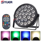 YUER™️ 27x6W RGBW 4in1 DJ Par Light Party Wedding Performance Bar Disco Event Disco LED Wash Light Stage Effect LEDs